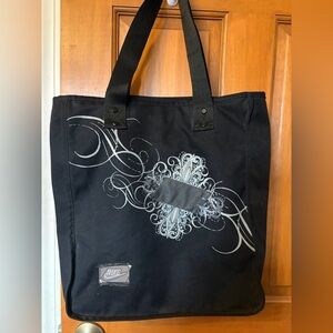 Nike Black Fabric with Silver Logo